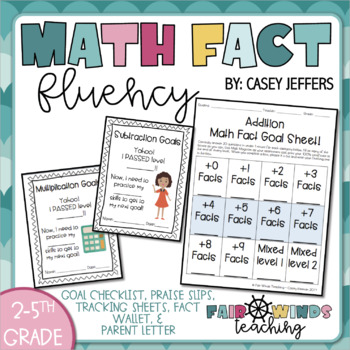Preview of Math Fact Fluency (Tracking & Rewards)