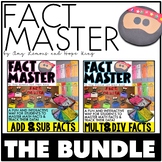 Math Fact Fluency Bundle w/ Fact Master Fluency Practice &