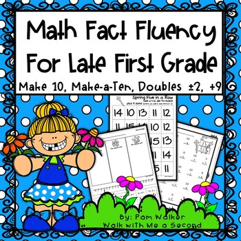 Preview of Math Fact Fluency Addition & Subtraction for Ending First Grade