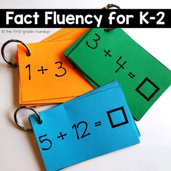 Preview of Math Fact Fluency for Addition and Subtraction in K-2