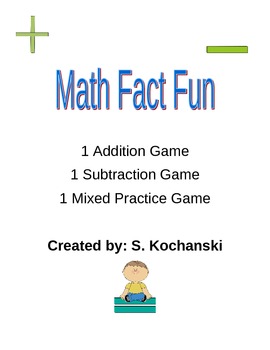 Preview of Math Fact Fun - 3 Independent Math Games