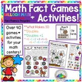 BUNDLE Addition Fact Game | Balloon Math | 40+ Games & Act