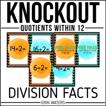 Preview of Division Games - Division Facts Knockout  - Math Fact Practice