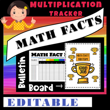 Preview of Math Fact Master / Teacher Tracker / Bulletin Board / Goal Setting