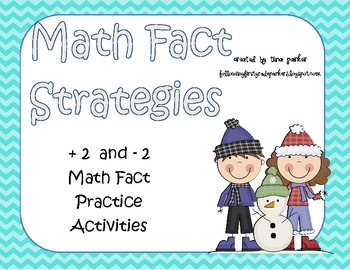 Preview of Math Fact Practice Activities Adding and Subtracting 2