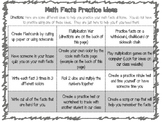 Math Fact Practice Ideas