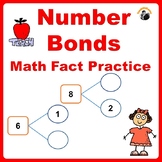 Math Fact Practice Number Bonds - Kindergarten