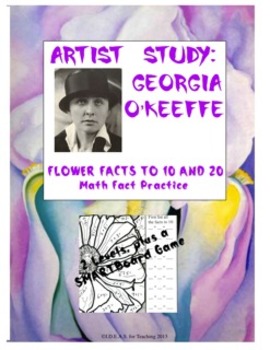 Preview of Math Fact Practice With Georgia O'Keeffe