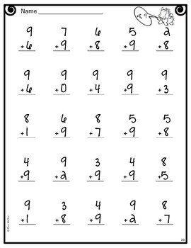 math fact practice to 20 addition and subtraction distance learning