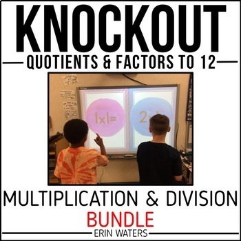 Preview of Multiplication Games & Division Games - Math Games For Multiplication Practice