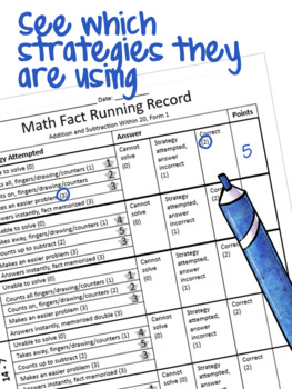 math 4 worksheets grade and Record, by Addition Subtraction Running Math The