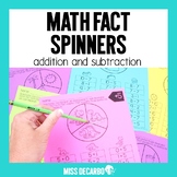 Math Fact Spinners