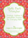Math Fact Triangles - Add/Subtract 0-10, Doubles, Near-Dou