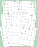 Math Facts Worksheets: Addition Bundle (30 per page, 1:30 