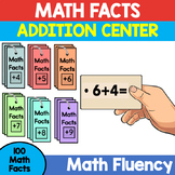 Math Facts Addition Center (Fluency Practice, Review, Home