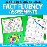 Math Facts Fluency Timed Tests Addition and Subtraction As