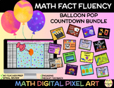 Math Facts Balloon Pop End of Year Balloon Pop Digital Cou