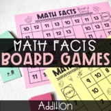 Math Facts Board Games