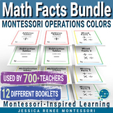 Math Facts Booklets, Montessori Bundle with Multiplication, Addition, and More