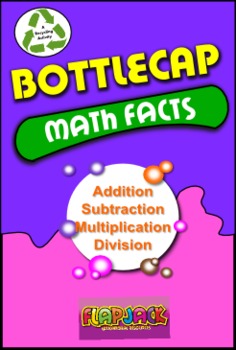 Math Facts Bottle Caps