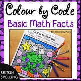 Math Facts Colour by Number Additon and Subtraction (Briti