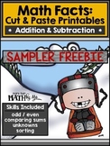Math Facts: Cut & Paste Printables-Addition & Subtraction 