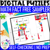 Math Facts Digital Puzzles Activity | Math Fact Practice |