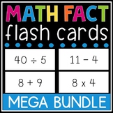 Math Facts Flash Card Bundle (Addition, Subtraction, Multi