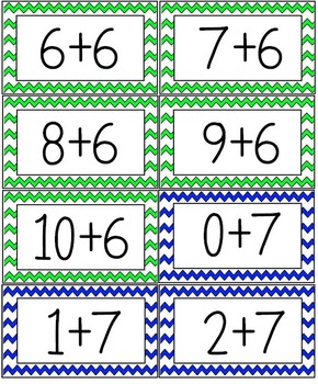 Math Facts Flash Cards Addition by The McGrew Crew | TpT