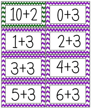 Math Facts Flash Cards Addition by The McGrew Crew | TPT