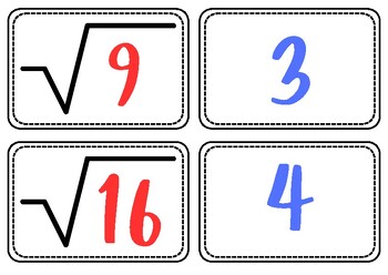 Preview of Math Facts Flashcards