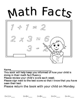 Preview of Math Facts Fluency