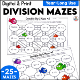 Math Facts Fluency - Division Facts Activities - Single Di