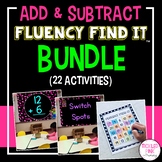Math Facts Fluency Find It® BUNDLE (Addition and Subtracti