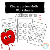 Math Facts Fluency Kindergarten : Addition up to 5  for Free