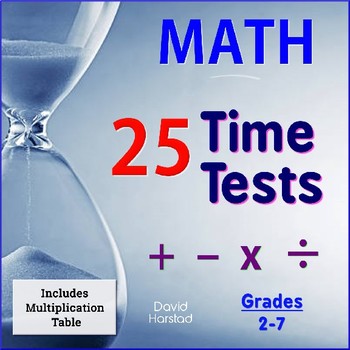 Preview of Math Facts Fluency Timed Tests