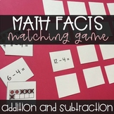 Math Facts Matching Games