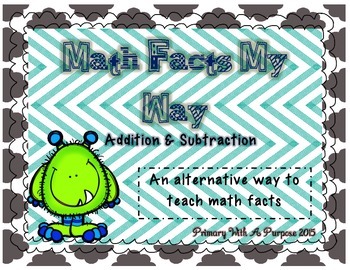 Preview of Math Facts My Way - Alternative to Saxon