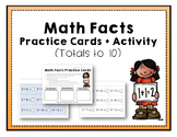 Math Facts Practice Cards and Activity
