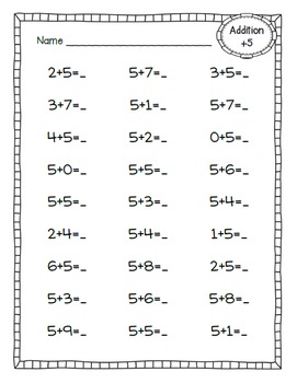Math Facts Practice Sheets - 250+ Pages of Printables by Doodle Bugs