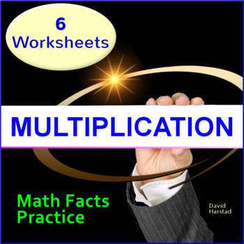 Preview of Math Facts Practice Worksheets - Multiplication