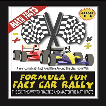Preview of Math Facts Program: Formula Fun Fact Car Rally Race