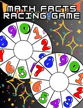 Preview of Math Facts Racing Game - Addition & Multiplication