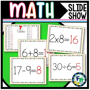 Preview of Math Facts Slide Show