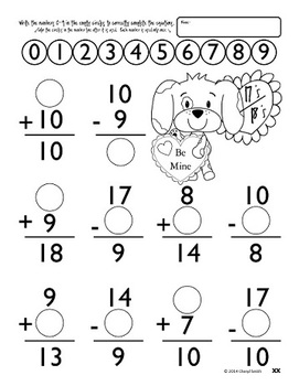 Math Facts: Valentine Edition (Addition and Subtraction) by Cheryl Smith