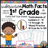 Math Facts for 1st Grade | Worksheets | Subtraction | Subt