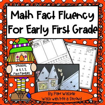 Preview of Math Fact Fluency Addition & Subtraction for Early First Grade