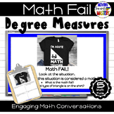 Math Fails for Degree Measures: Real World Error Analysis