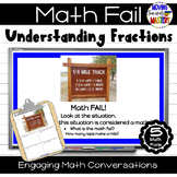Math Fails for Understanding Fractions: Real World Error Analysis