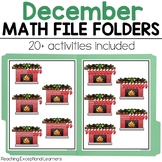 December Math File Folders Special Education